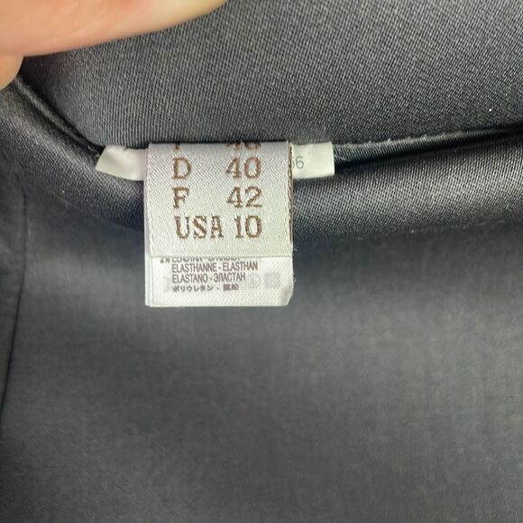 Brunello Cucinelli Grey Striped Mini Skirt - Picture 5 of 6